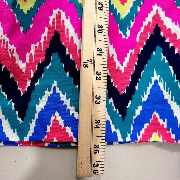Lilly Pulitzer Size 4 Chevron Sherlynn Hearts A Flutter dress Sleeveless #699 - Picture 11 of 11